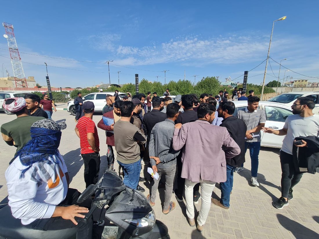 صور: تظاهرتان لخريجات وخريجي المثنى للمطالبة بالتعيين.. ووعد من المديرية