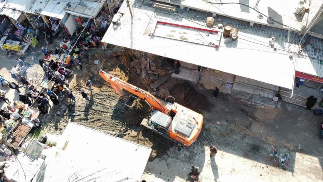 سيكون مسقفاً ومرتباً.. صور من انطلاق أعمال تأهيل سوق البگاگيل الشهير في طويريج