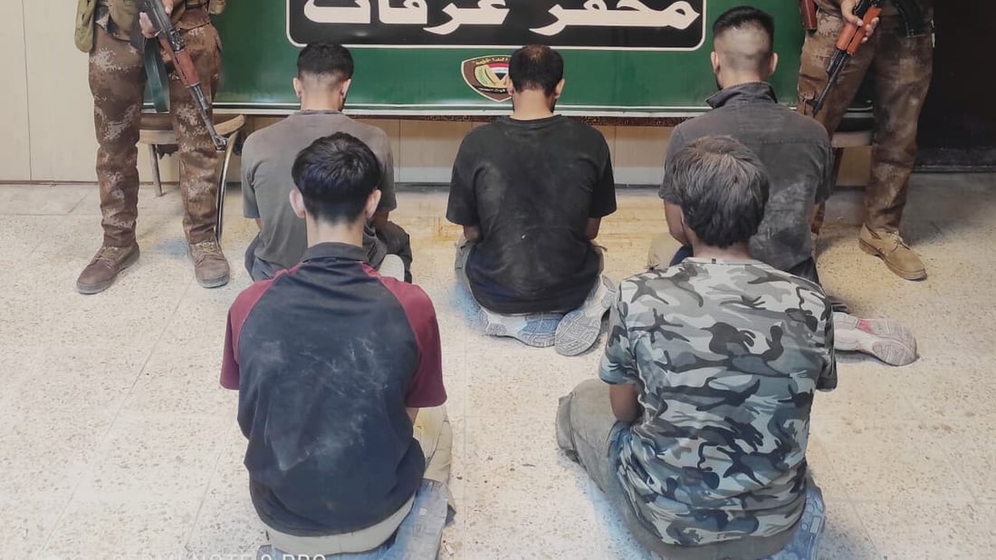 اعتقال 5 آسيويين حاولوا التسلل إلى العراق عبر حدود واسط
