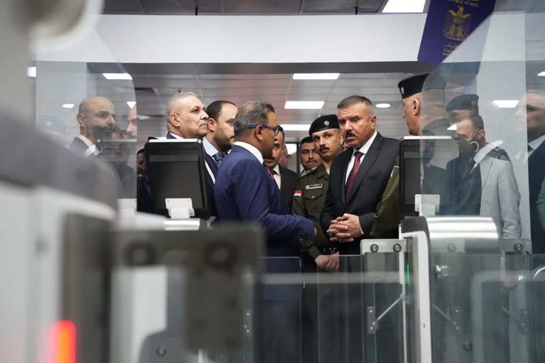 Interior minister inaugurates new e-visa gates at Baghdad International Airport