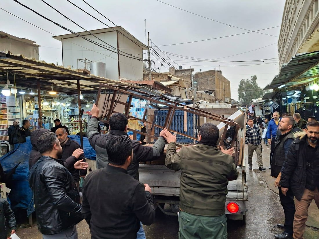 شاره‌وانیی هه‌ولێر شێخه‌ڵا و ناو بازاڕی رێكخسته‌وه‌