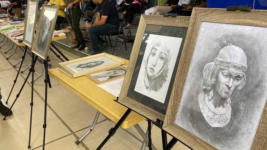 صور من الناصرية: 70 طاولة تعرض منتجات 60 مشاركاً في كلية مزايا