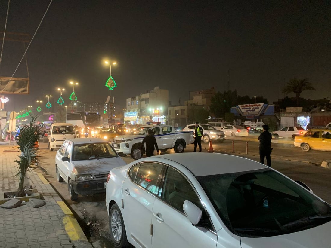 صور من كربلاء قبل قليل: إغلاق شارع المحافظة لصيانة مجسر العباس.. ادخلوا النفق
