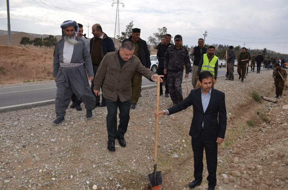 لە سنووری ناحیەی ئاغجەلەر 3000 نەمام دەچێندرێن