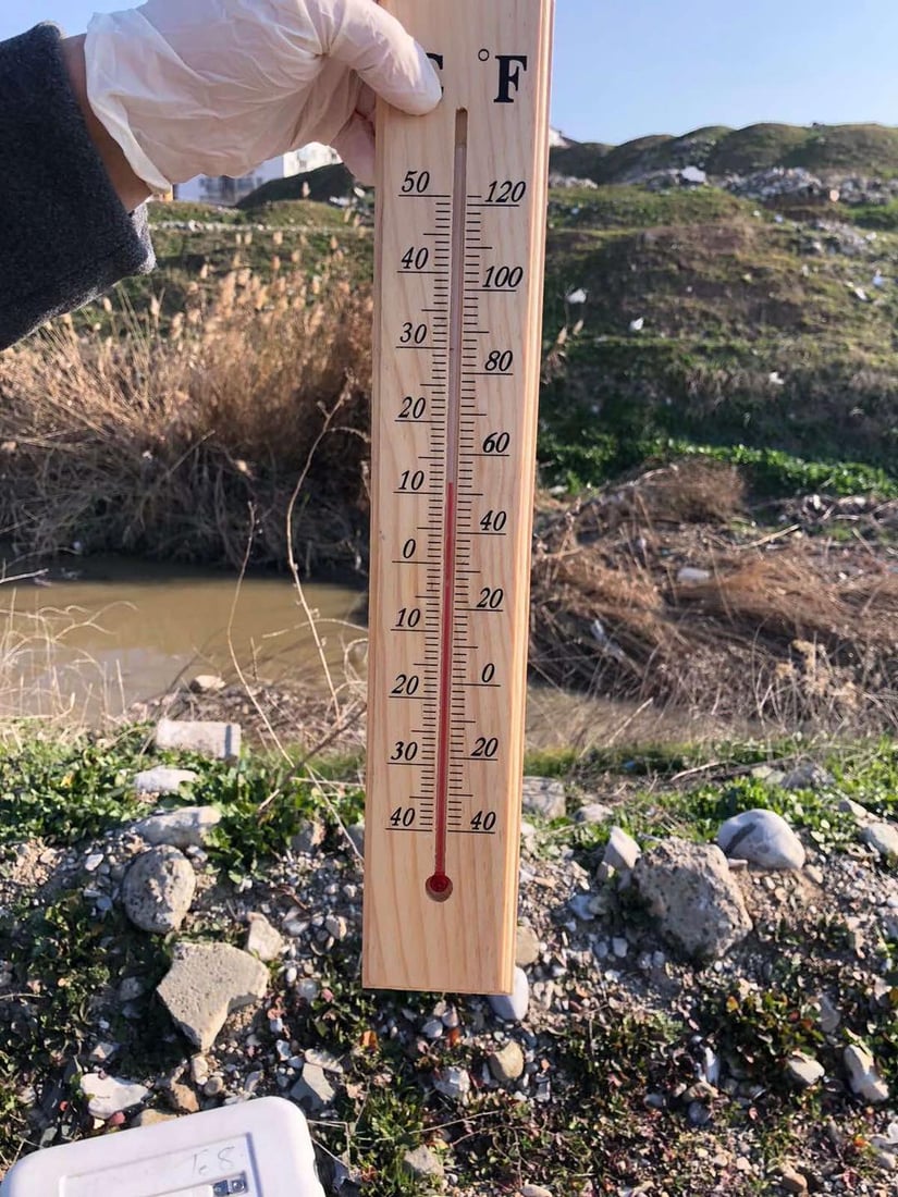 تەندروستی سلێمانی یەکەم نمونەی ئاوەڕۆی لە ساڵی تازەدا هەڵگرت