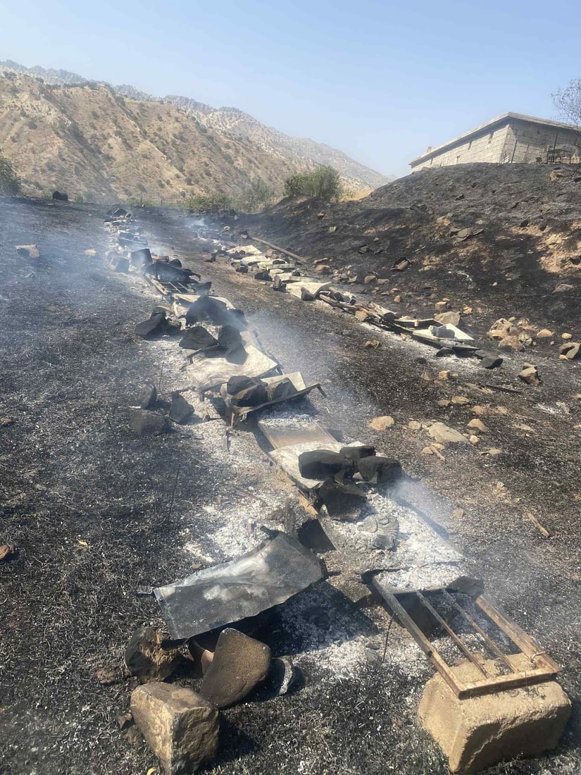 تۆمەتبارانی ئاگرەکەی ماوەت دەستگیر کران