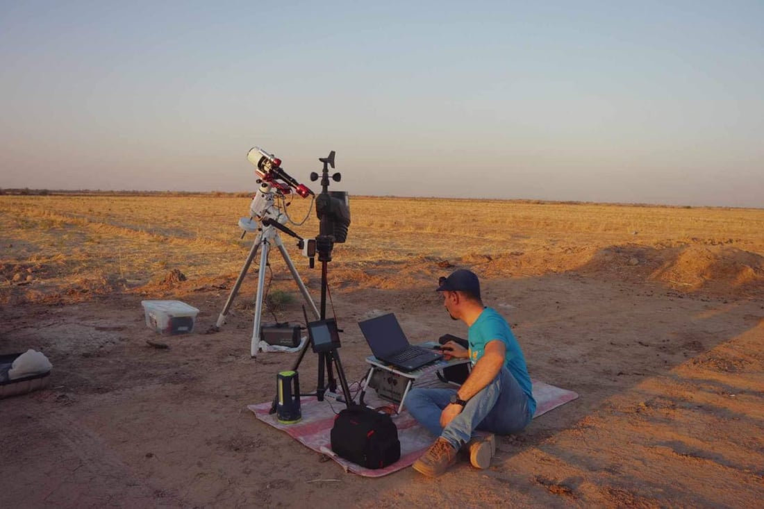 مخيم فلكي في واسط يرصد احتراق النيازك ووكالة ناسا تنشر إبداعات العراقيين (صور)