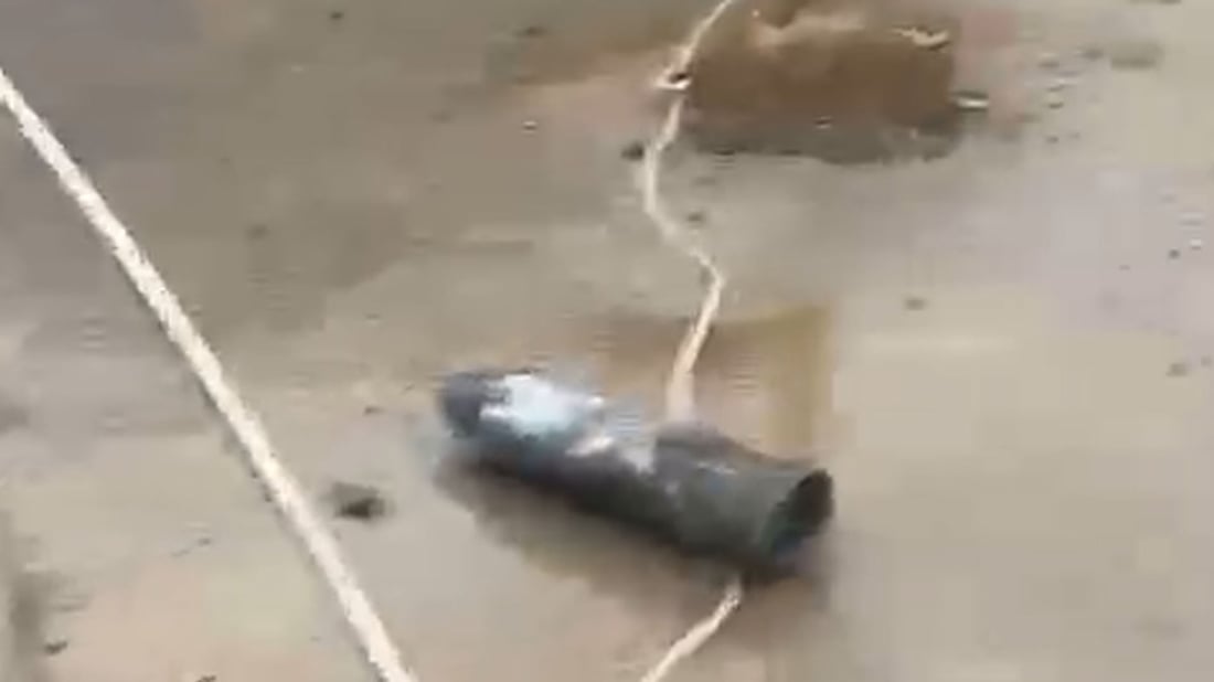 Drone crashes in Choman district center, damages homes and water network