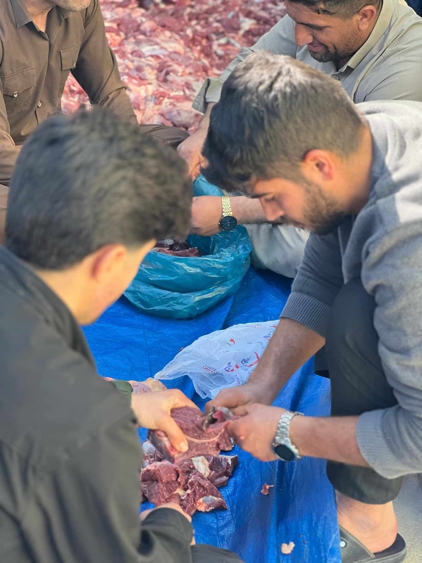 گوندی دوگۆمان لەپشدەر 87 سەر مەڕ و بزنیان کرد بە خێر