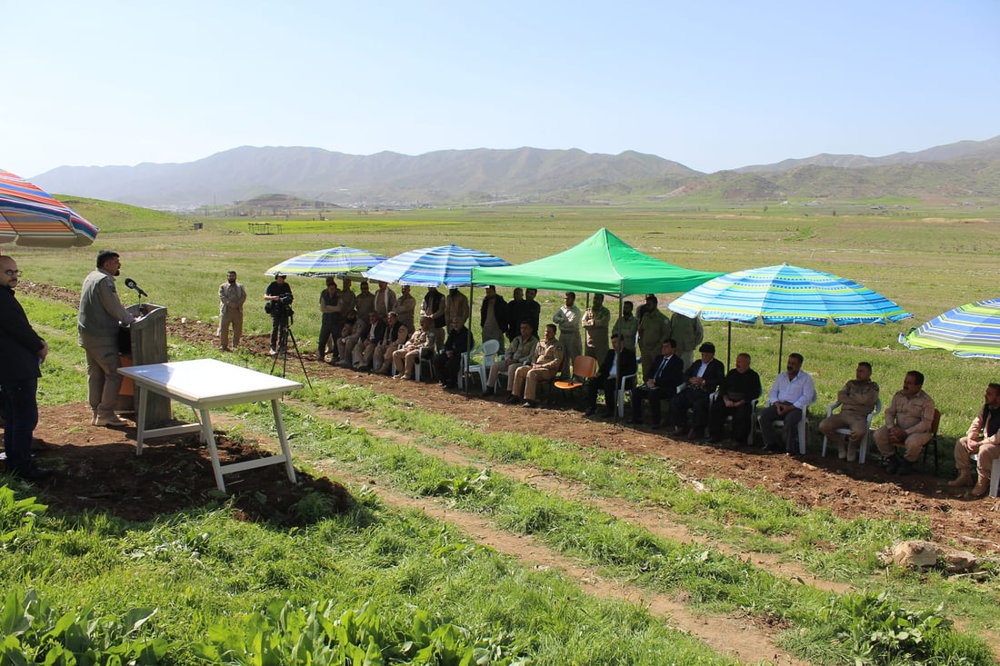 زه‌وییه‌كی پاككراوه‌ له‌ مین راده‌ستى جووتیارێكی پێنجوێن كرایه‌وه‌