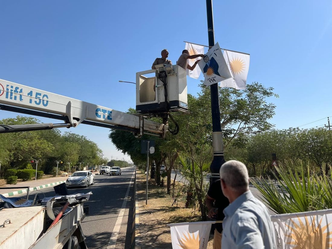 بەربژێرەکانی هەڵبژاردن لەسەر لێنەکردنەوەی پۆستەرەکانیان سزا دەدرێن