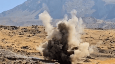 لە باڵەکایەتی کۆمەڵێک مین و تەقەمەنی لەناوبران