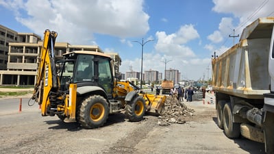 دوێنێ 964 بڵاوى کردەوە؛ چاڵ و چۆڵییەکەى نزیک نەخۆشخانەى شۆڕش چاککران