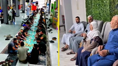يا عمال الرمادي تفضلوا إلى سفرة أم عمار.. مبادرة للاحتفال بـ”شغيلة” المدينة (صور)