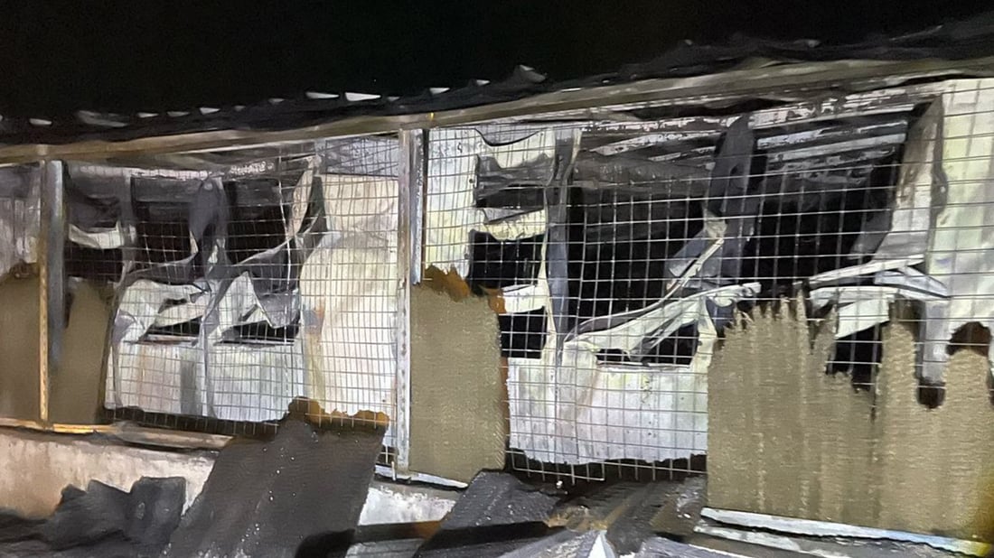 لە گوندی سێوکان دەواجینێک ئاگریگرت و بەتەواوی سووتا