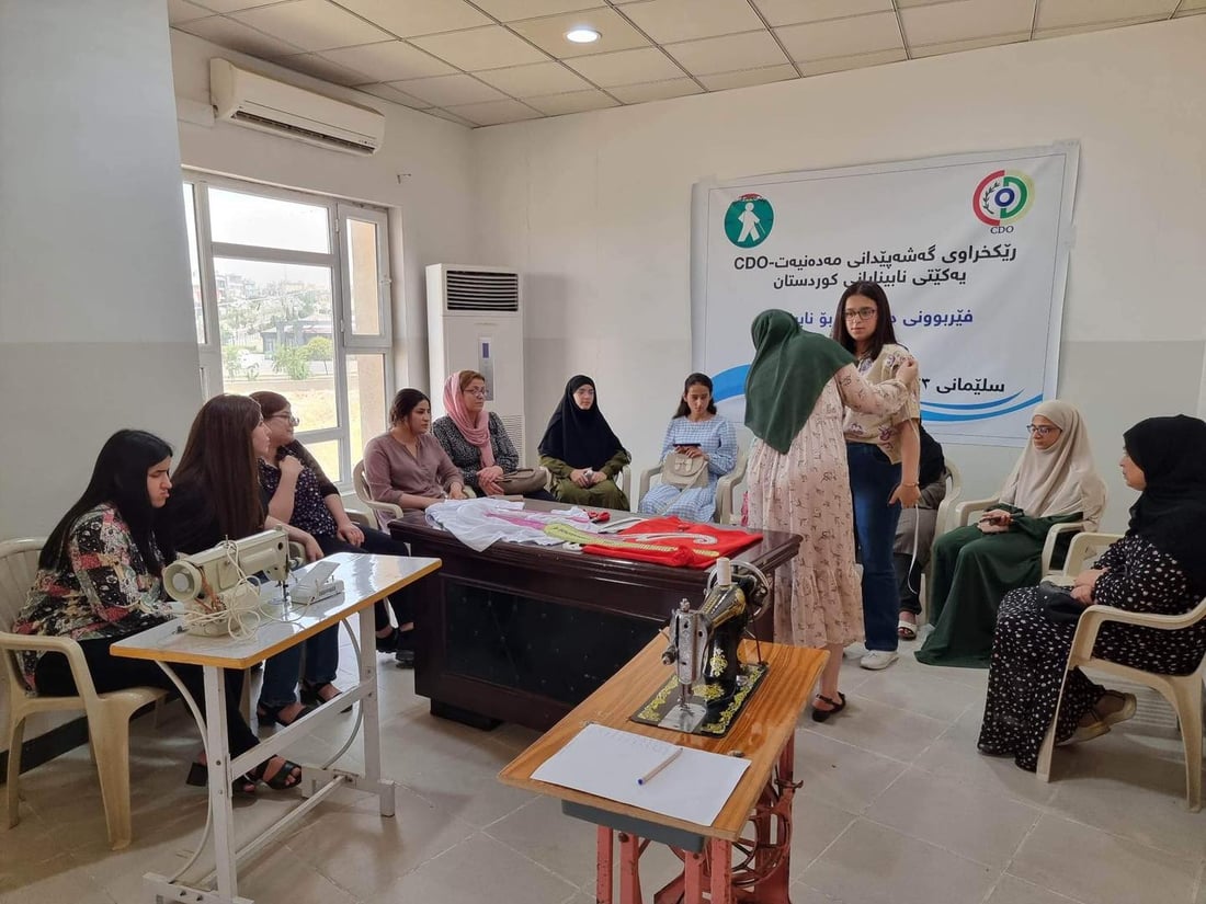 رێکخراوێک خولی جۆراوجۆر بۆ نابینایان دەکاتەوە