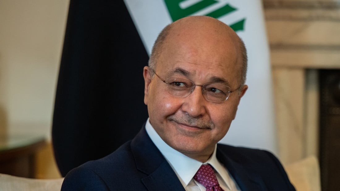 “أنتِ الحياة”.. تهنئة رومانسية من برهم صالح للمرأة بمناسبة عيدها