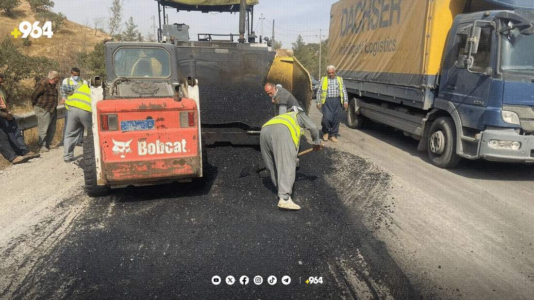 رێگای نێوان دەربەندیخان – چنارە نۆژەنکرایەوە