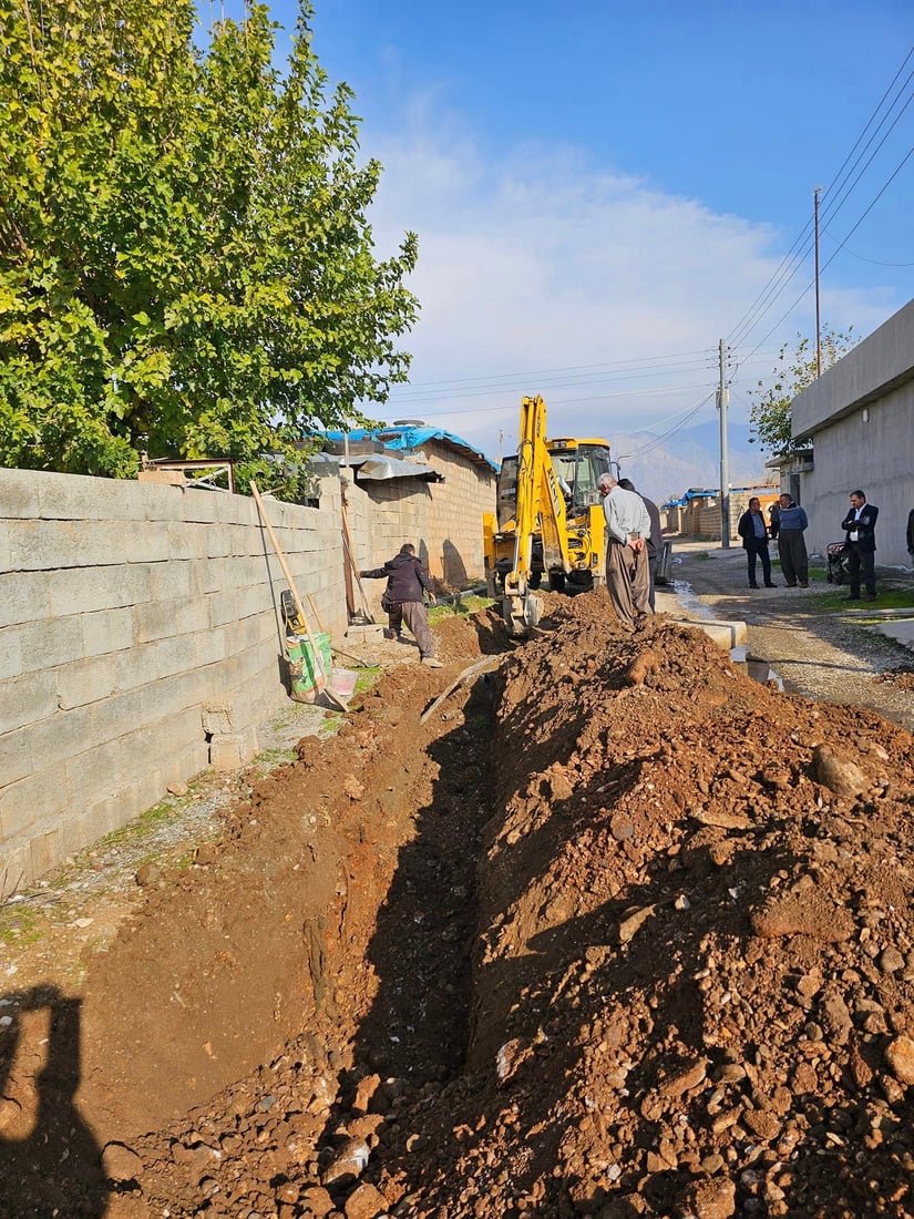ئاوى خواردنه‌وه‌ ده‌گه‌یه‌ندرێته‌وه‌ 30 ماڵى گوندى به‌سته‌ستێن