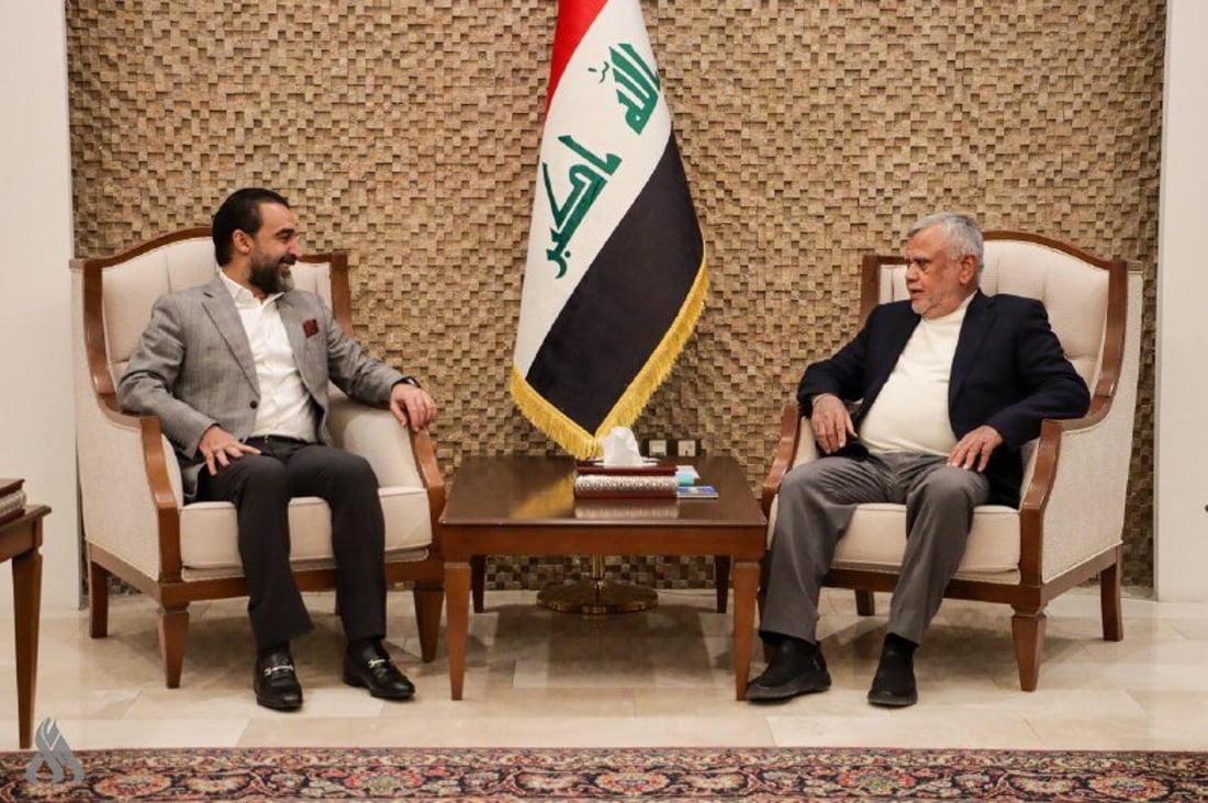 Al-Halbousi, Amiri meet in Baghdad to discuss government formation