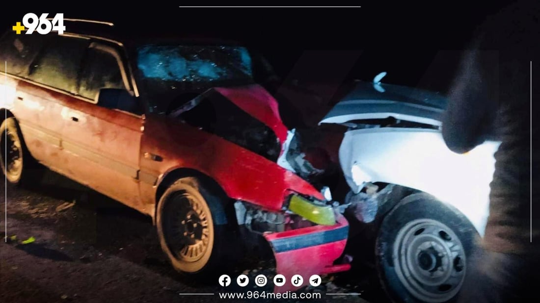 لە رووداوێکی هاتوچۆ 12 کەس بریندار بوون