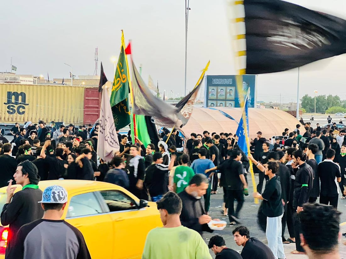 مليون زائر أحيوا ليلة “دفن الأجساد” في الزبير (صور)