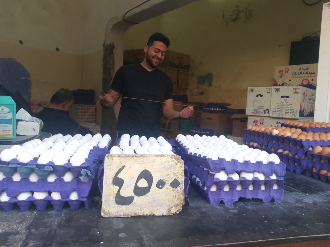 بغداد: البيض يعود إلى رشده في الحرية.. الطبقة بـ4500 وقد تنخفض أكثر