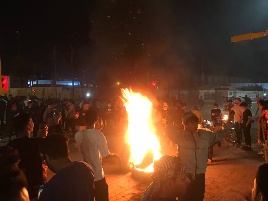صور: تظاهرة ليلية حاشدة في الكوت تطالب بالانفصال الإداري وحصة من الأمن الغذائي