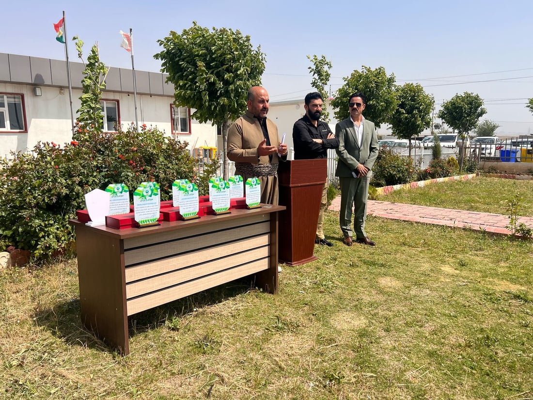 له‌ چه‌مچه‌ماڵ ئه‌و ناوه‌نده‌ ته‌ندروستیانه‌ خه‌ڵاتكران كه‌ زۆرترین رێژه‌ى سه‌وزاییان هه‌یه‌