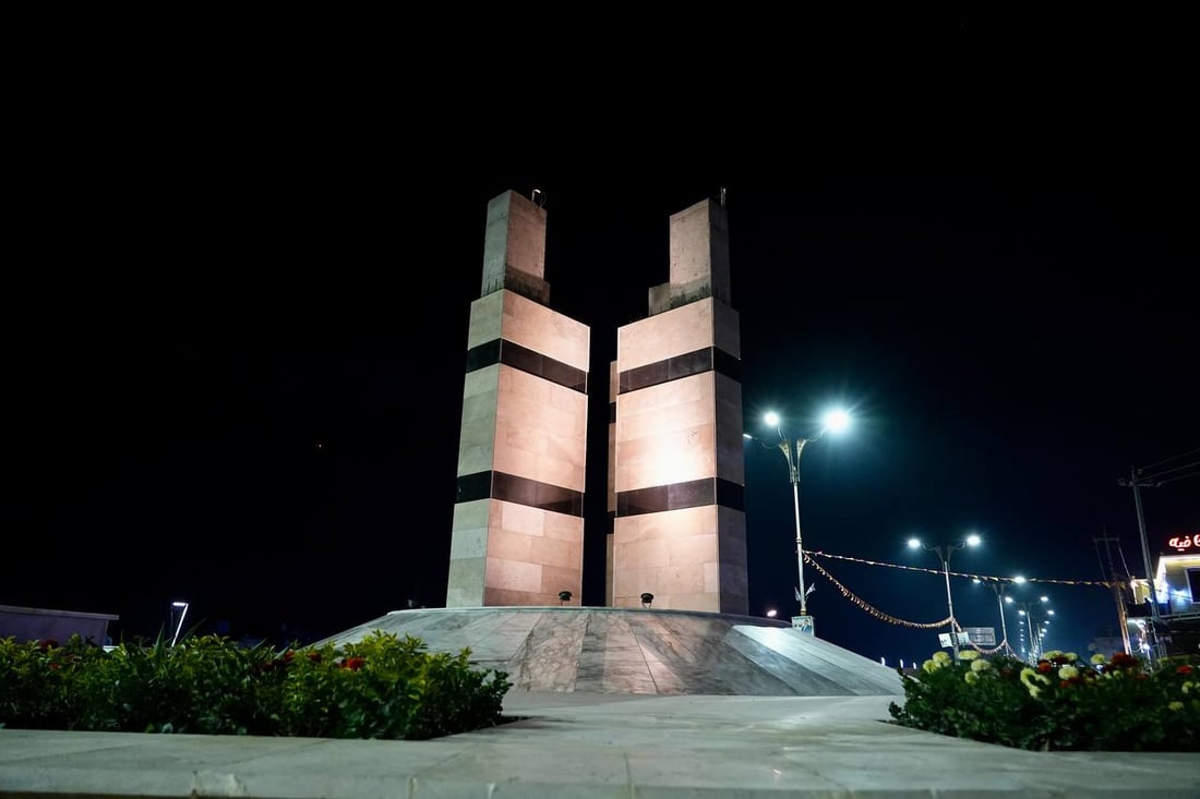 بطول 2.6كم.. صور جوية لافتتاح كورنيش قضاء الحي الجديد في واسط