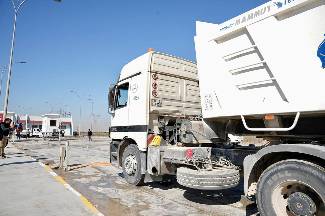 واسط تبدأ تشغيل محطات وزن الشاحنات وفرض غرامات على المخالفين