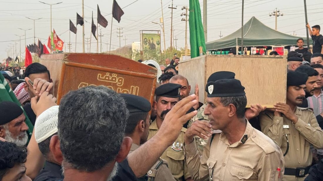 غرق 3 زائرين بينهم إيرانيان في الجبايش والمدينة تودعهم بأجواء حزينة (صور)