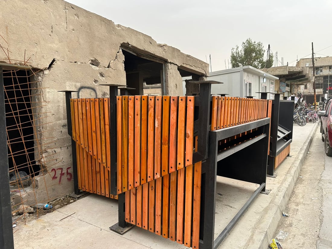 العمل يشارف على نهايته.. جولة مصورة من سوق الموصل النموذجي في باب الطوب