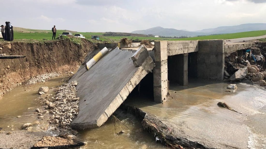 رێگەی جێگرەوە بۆ پردە رووخاوەکانی قەزای دوکان دروستکران