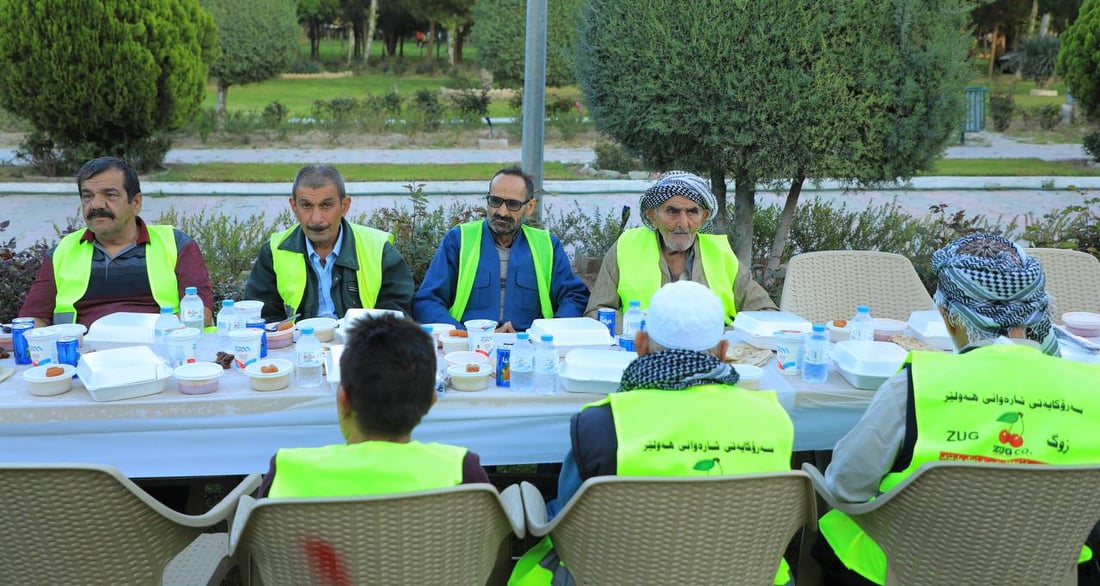 ژینگه‌پارێزانی هه‌ولێر داوه‌تی ئێوارەخوانێك بوون