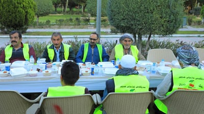 ژینگه‌پارێزانی هه‌ولێر داوه‌تی ئێوارەخوانێك بوون