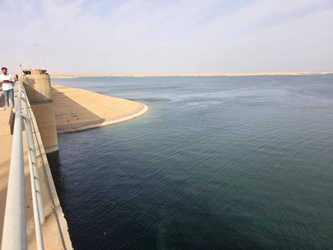 فيضان الفرات وصل الأنبار وانتعشت بحيرة حديثة (صور)