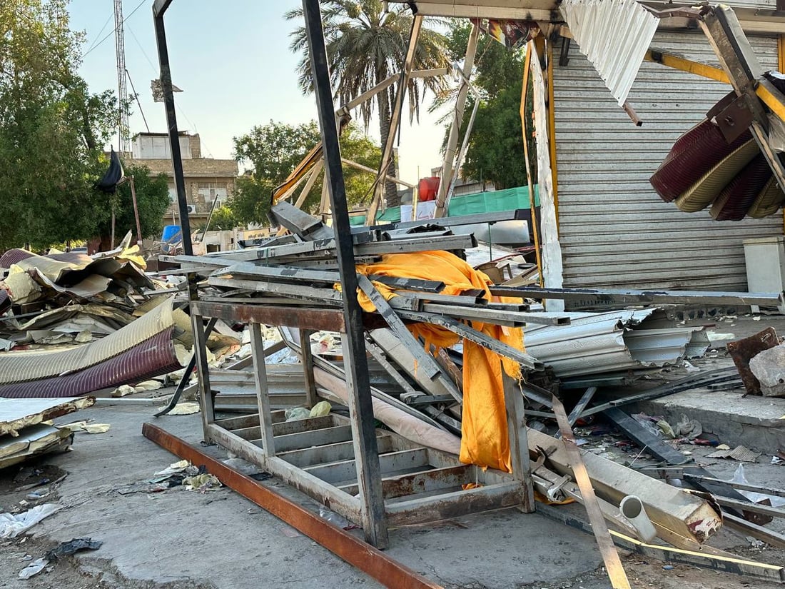 صور للحملة الساحقة على تجاوزات مدينة الصدر.. حديقة الجوادر تنفست أخيراً!
