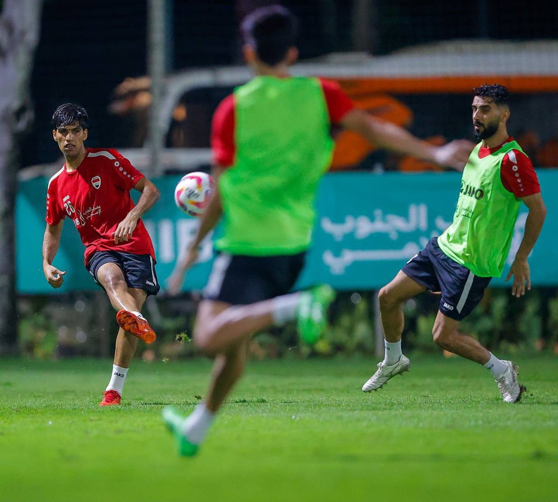 بحضور درجال ويونس محمود.. صور من تدريبات أسود الرافدين قبل مواجهة إندونيسيا