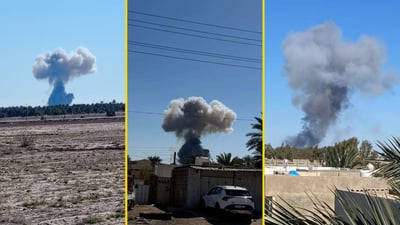 انفجارات متتالية وتحليق مسيّرة فوق ناحية الوجيهية التي تضم مقرات للحشد