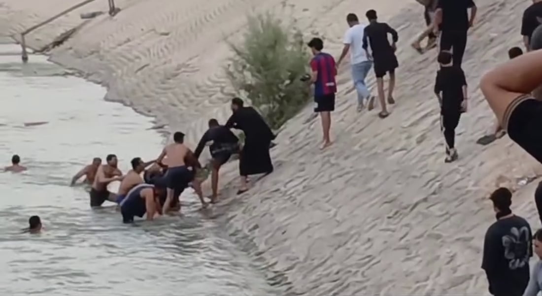 Young man drowns in Al-Gharraf River while trying to save his brother