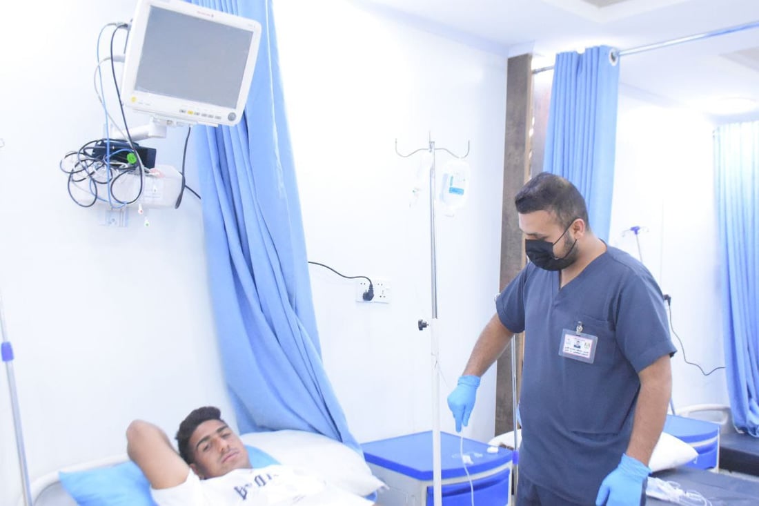 شاهد: لحظة دخول العاصفة الترابية إلى مركز مدينة النجف