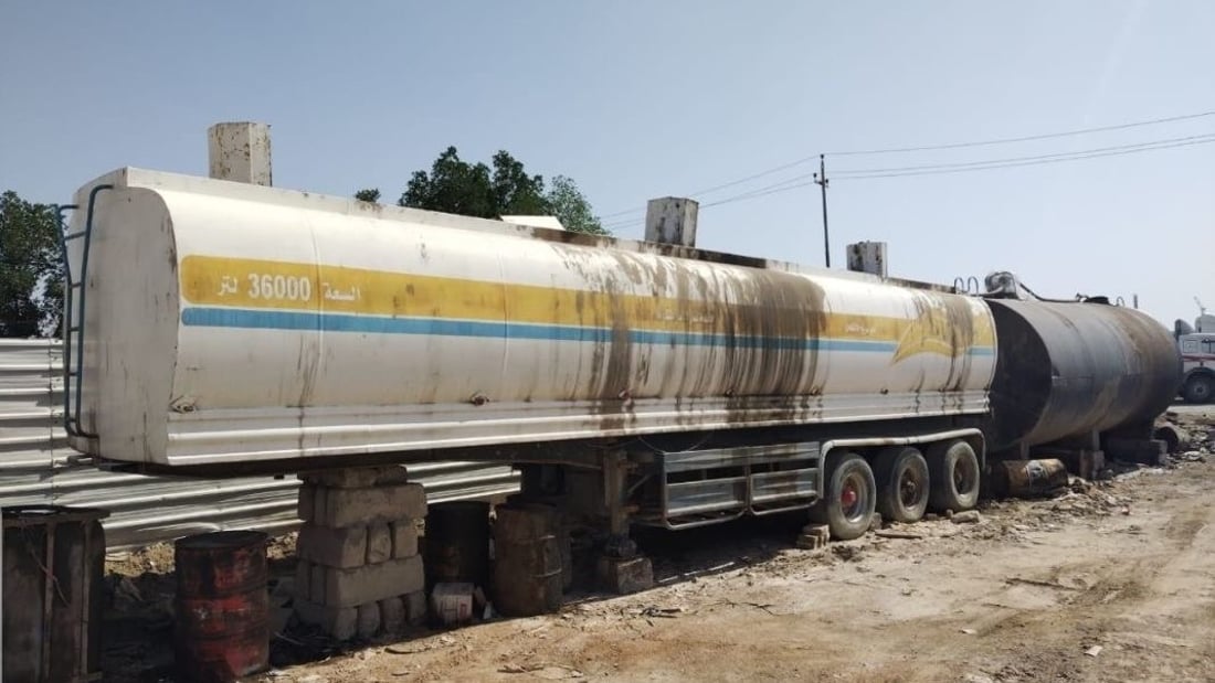 صور: ضبط وكر لتهريب المشتقات النفطية واعتقال 4 متهمين في المثنى