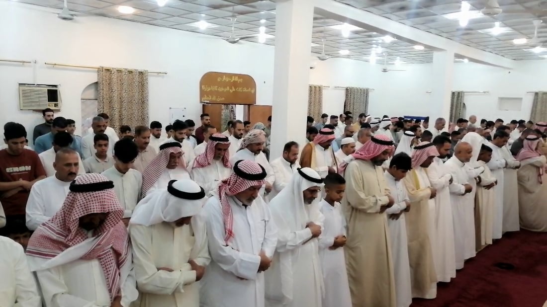 صور لصلاة العيد في سوق الشيوخ.. الجامع الكبير اكتظ بالمصلين