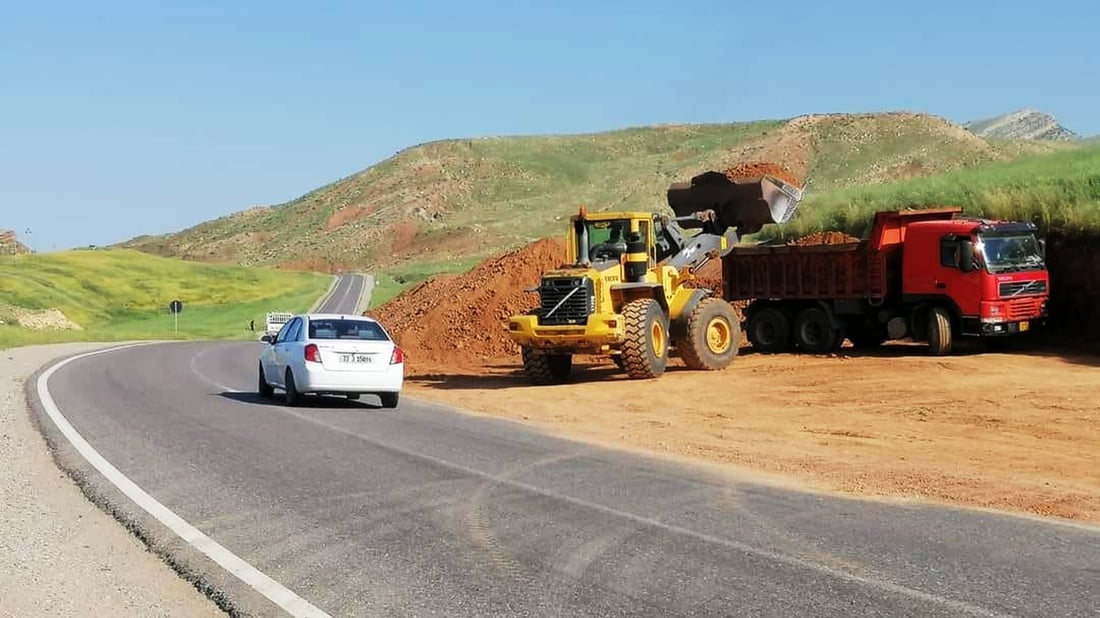 لۆفه‌یه‌كی مه‌ترسیدار له‌ رێگاى نێوان هه‌ولێر و كۆیه‌ فراوان ده‌كرێت