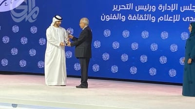 Fakhri Karim Named ‘Person of the Year’ at Arab Media Summit