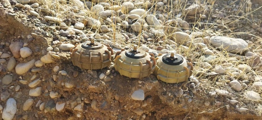 دانیشتووانی ژمارەیەک گوندی گەرمیان لە بوونی مین ئاگادار دەکرێنەوە