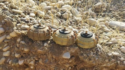 دانیشتووانی ژمارەیەک گوندی گەرمیان لە بوونی مین ئاگادار دەکرێنەوە