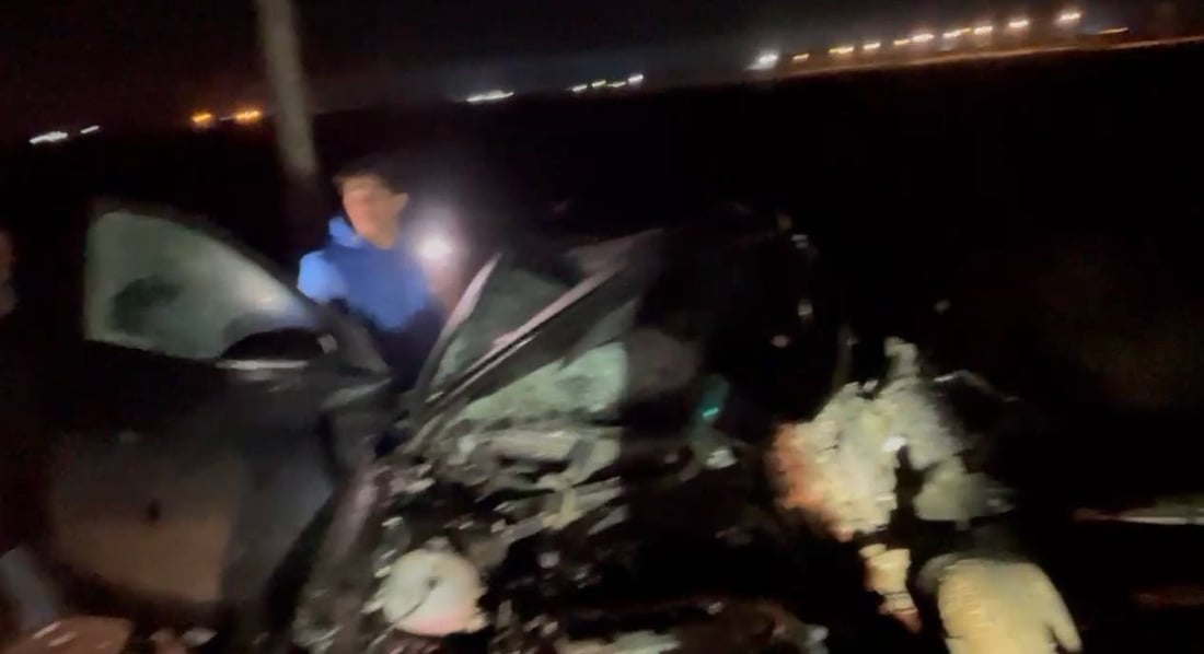 حادث سير مفجع يودي بحياة عائلة كاملة من 7 أفراد على طريق بغداد – ديالى