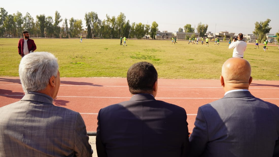 افتتاح ملعب ناحية “يايجي” غربي كركوك (صور)